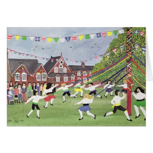 Maypole Dancing 1991 Cards (Front Horizontal)