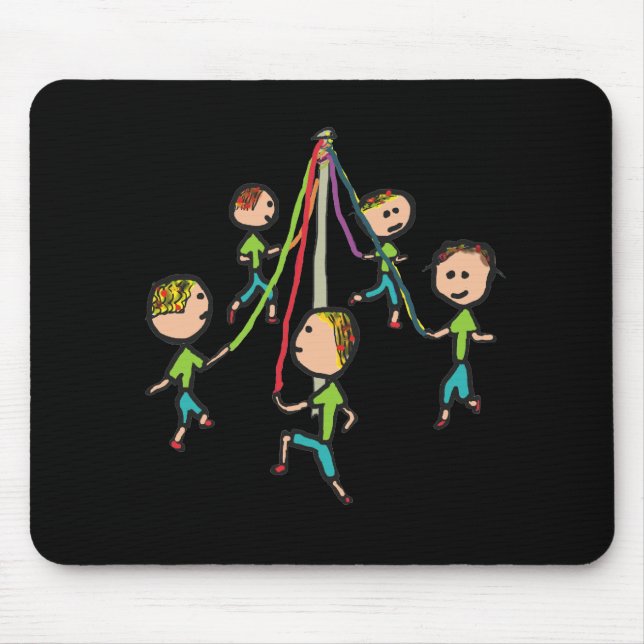 Maypole Dancing Mouse Pad (Front)