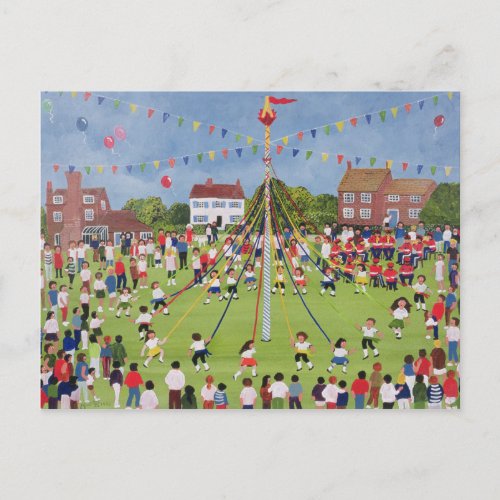 Maypole Postcard