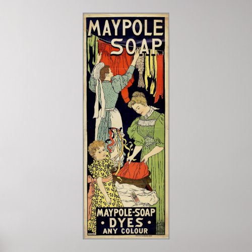 Maypole Soap Dyes Any Color Poster