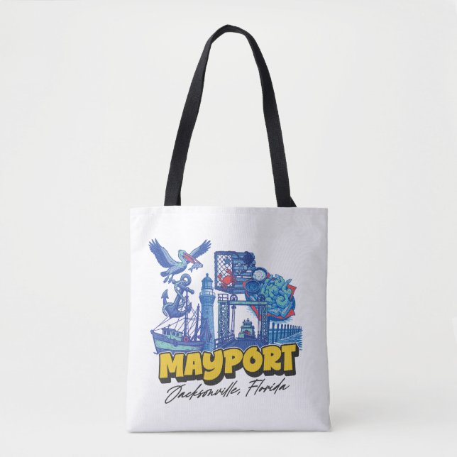 Mayport Neighborhood Tote Bag (Front)