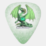 May&#39;s Birthstone Dragon: Emerald Guitar Pick at Zazzle