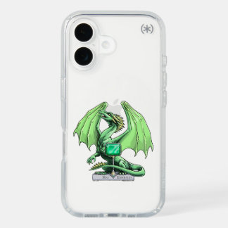 May's Birthstone Dragon: Emerald Speck Case