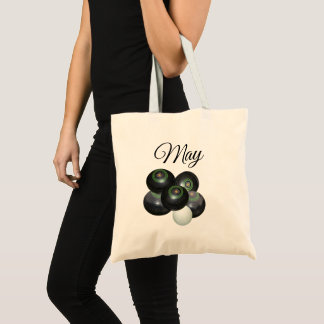 "Mays", Lawn Bowls Tote Bag