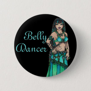 Maysun Belly Dancer Pinback Button