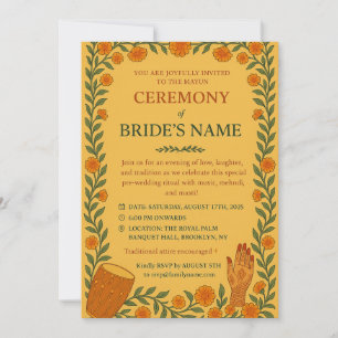 Mayun Sangeet Invite