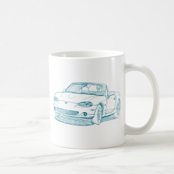 Maz Miata MX5 2nd gen Mugs