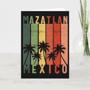 Mazatlan Mexico Souvenir Mexican Vacation Men Wome Card