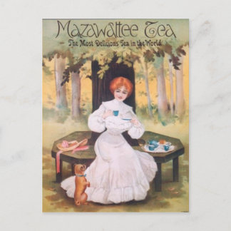 Mazawattee Tea Pug Postcard