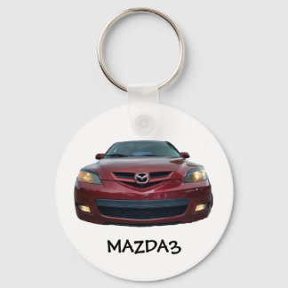 Mazda3 Button Keychain Mazda 3 front only