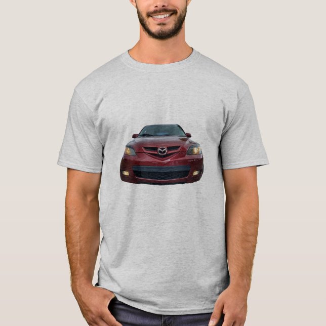 Mazda3 t shirt Mazda shirt front only nice Mazda 3 (Front)