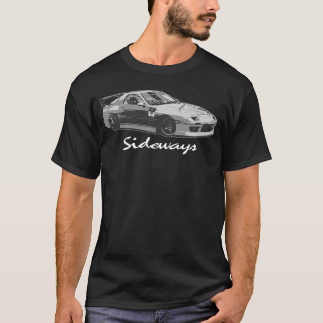 Mazda FC Rx7 Drifting Dark T-Shirt (Front)