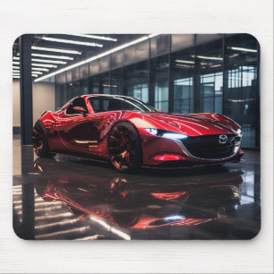 Mazda MX5 Miata Concept in Soul Red Crystal Mouse Pad