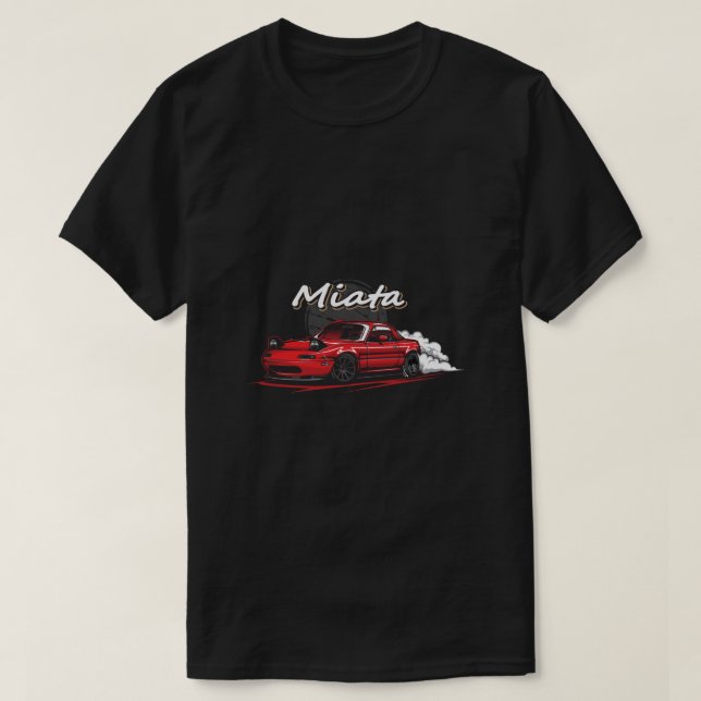 Mazda MX5 Miata Lightweight Hoodie T-Shirt (Design Front)