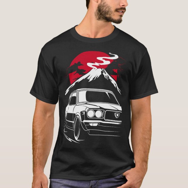 Mazda RX-3 Savanna GT Fuji T-Shirt (Front)