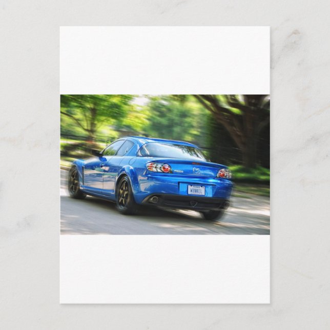 Mazda RX-7 Postcard (Front)
