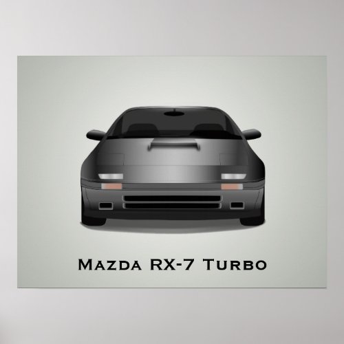 Mazda RX_7 Turbo Poster