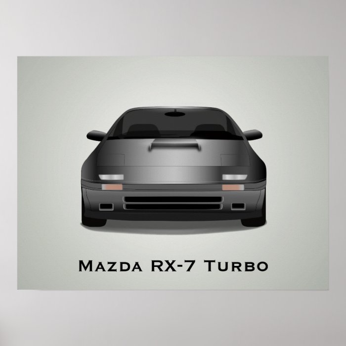 Mazda RX 7 Turbo Poster