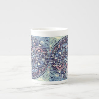 maze bone china mug