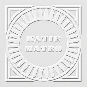 Maze Border Geometric Embosser