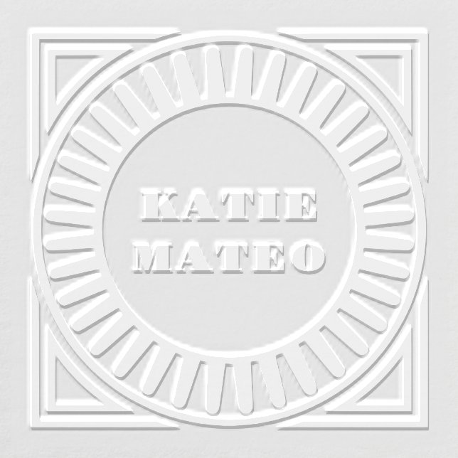 Maze Border Geometric Embosser (Design)