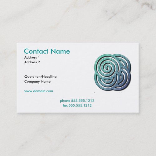 Maze Business Card