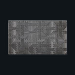 MAZE DRAWING in WHITE on BLACK CHALKBOARD Business Card<br><div class="desc">This modern,  designer business card template has a hand-drawn white maze outline on black chalkboard on the front to use as a conversation or introduction piece. Your name and info are classically displayed on the back. Perfect personal branding business card for unique individuals! © 1201AM CREATIVE,  LLC</div>