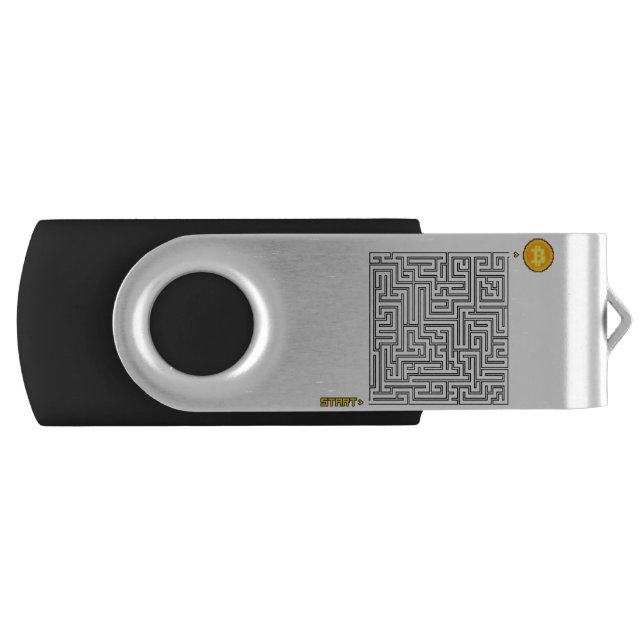Maze labyrinth start bitcoin no solution flash drive (Front)