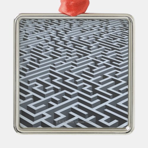 Maze Metal Ornament