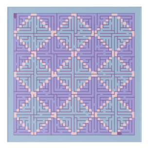Maze Patchwork Acrylic Print