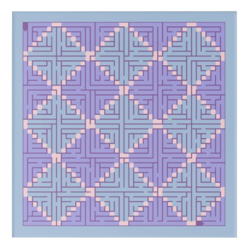 Maze Patchwork Acrylic Print