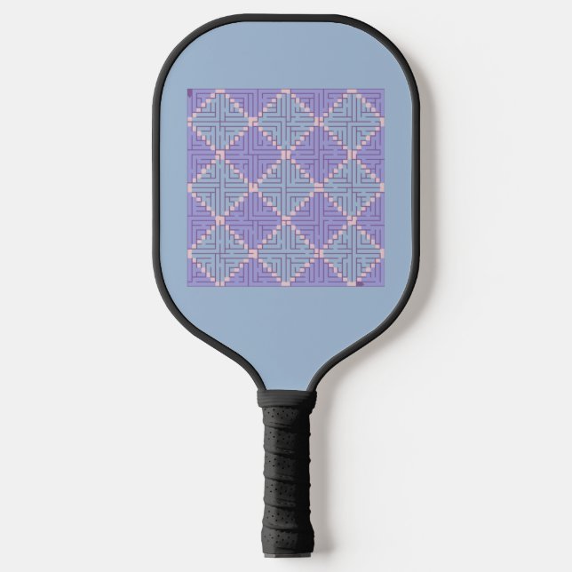 Maze Patchwork Pickleball Paddle (Front)
