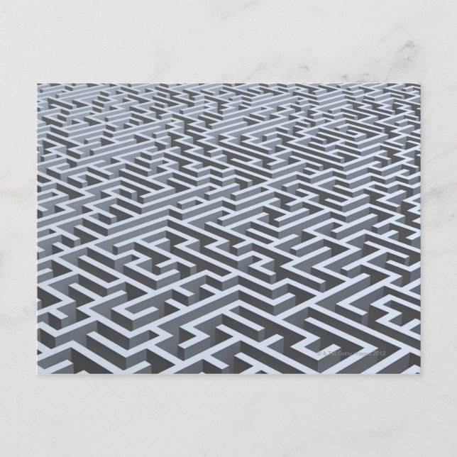 Maze Postcard (Front)