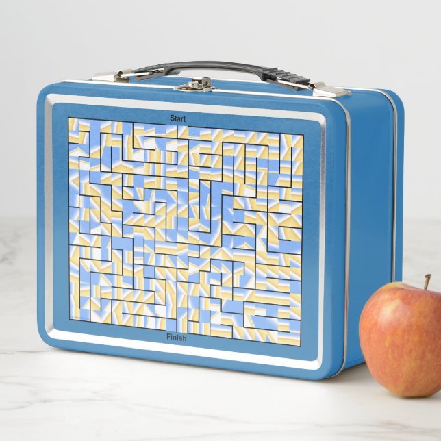 Maze Puzzles Metal Lunch Box (In Situ)