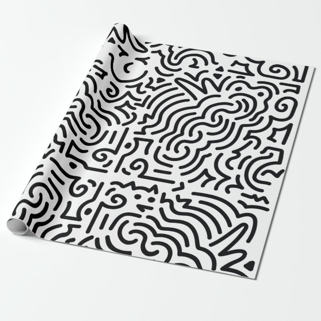 Maze Wrapping Paper (Unrolled)