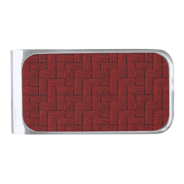 Mazed Red Money Clip (Front)