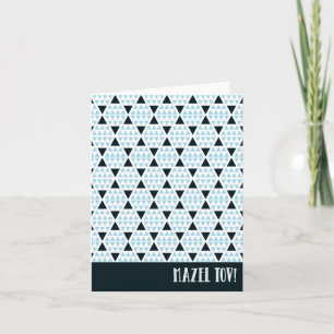 Mazel Tov Aztec Blue Card