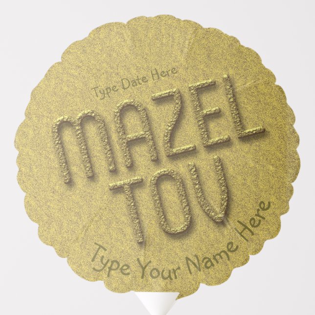 Mazel Tov Balloon (Front)