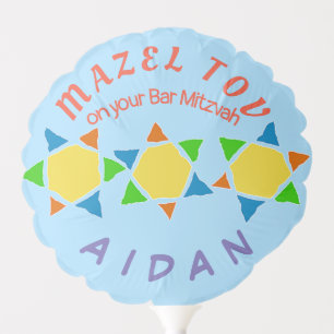 Mazel Tov Bar Mitzvah balloon