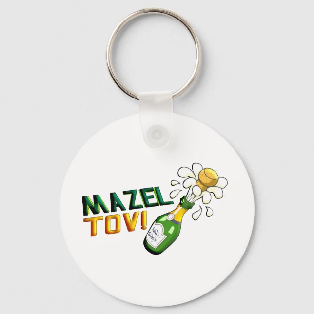 Mazel Tov Keychain (Front)