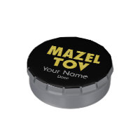 Personalized Mazel Tov Mint Tins