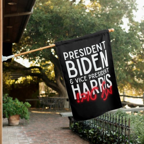 Mazel Tov President Biden  VP Harris House Flag