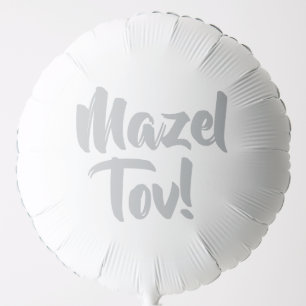 Mazel Tov silver Balloon