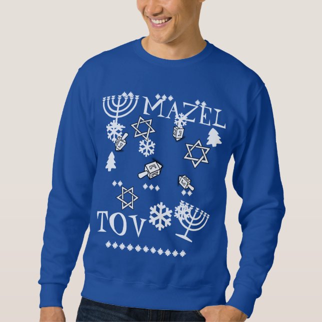 Mazel Tov Ugly Haunakka Sweater (Front)