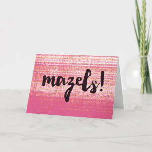 Mazels Pink Card