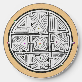Mazes puzzle 4 entries wireless charger 