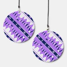 Mazipoodles Afrofuturist Pattern - Purple Blue