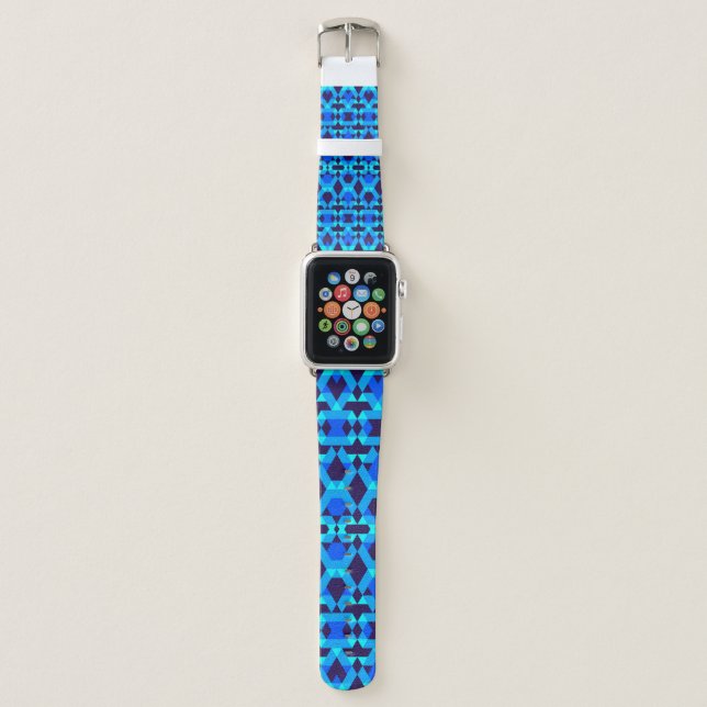 Mazipoodles Aztec Zigzag 3 Apple Watch Band (Front)