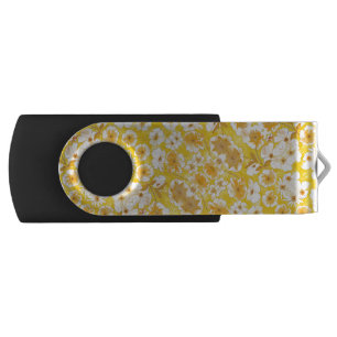 Mazipoodles Botanical Garden - Butterscotch Yellow Flash Drive