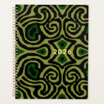 Mazipoodles Crazy Maze - Olive Black Green Planner